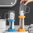 thumbnail image 4 of Nilvkv New Mouthwash Cup Storage Rack Toothbrush Cup Equipment-proof Toothbrush Inverted Dormitory Good Items Portable, 4 of 5