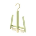thumbnail image 1 of Hombre de colgilla de zapato Multipropósito multipropósito con clips Ratters de zapatería Sneakers Rack Organizador para balcón Interior Baño Inicio Verde, 1 of 8