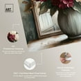 thumbnail image 4 of Window Wine Maroon Vase Canvas Floral Glam Art by Art Remedy, Gallery Wrapped, 20" x 20", 4 of 7