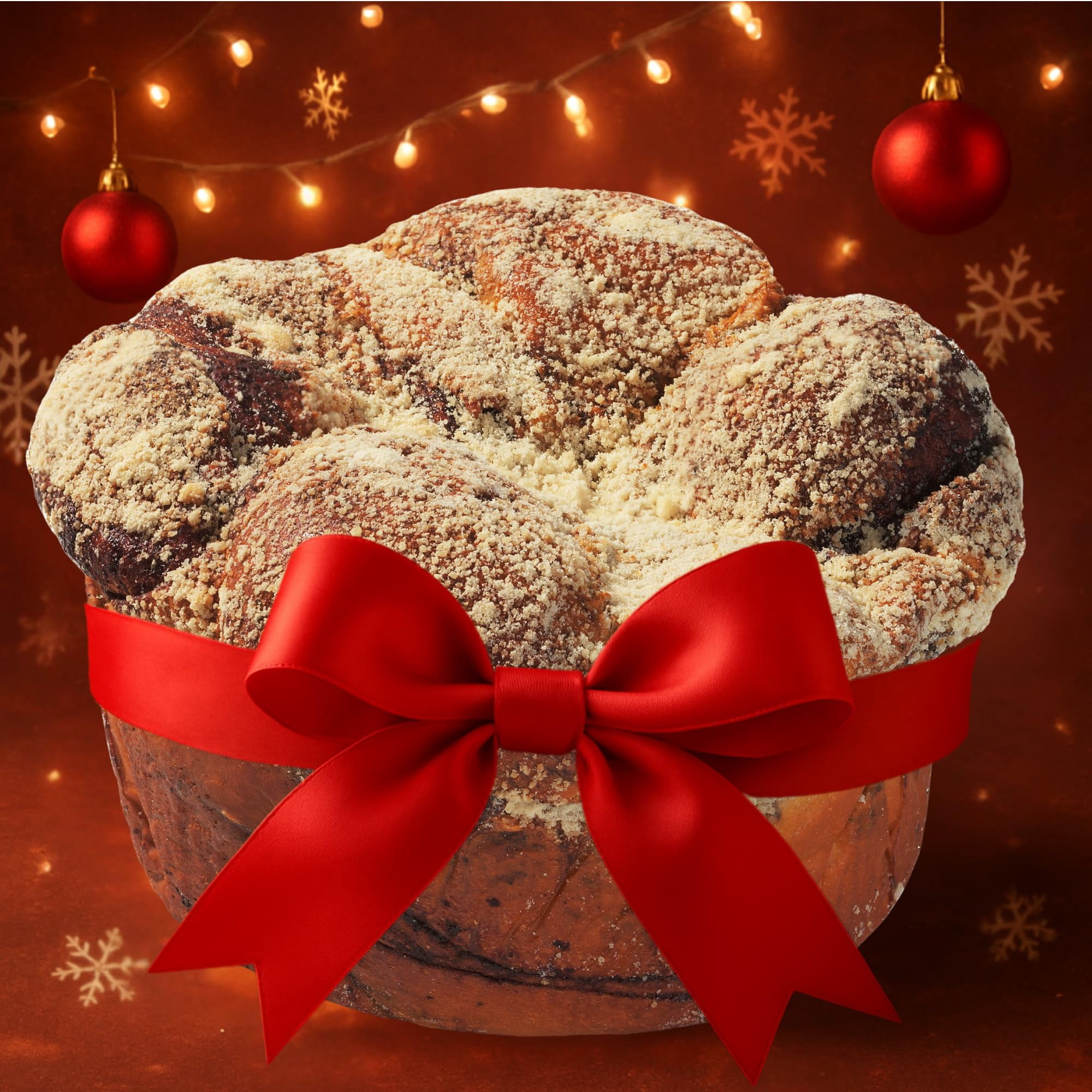 Chocolate Babka Cake | Fresh & Delicious Coffee Cake | Traditional Hungarian Chocolate Babka Bread |Holiday Gourmet Cookie Gift | Christmas Valentine Thanksgiving | Gift Idea for Men Women and Family