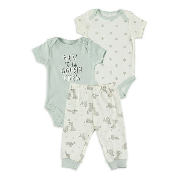 Le Top Bebe Baby Boy 3 PC Jogger Set, Sizes Newborn-9 Months