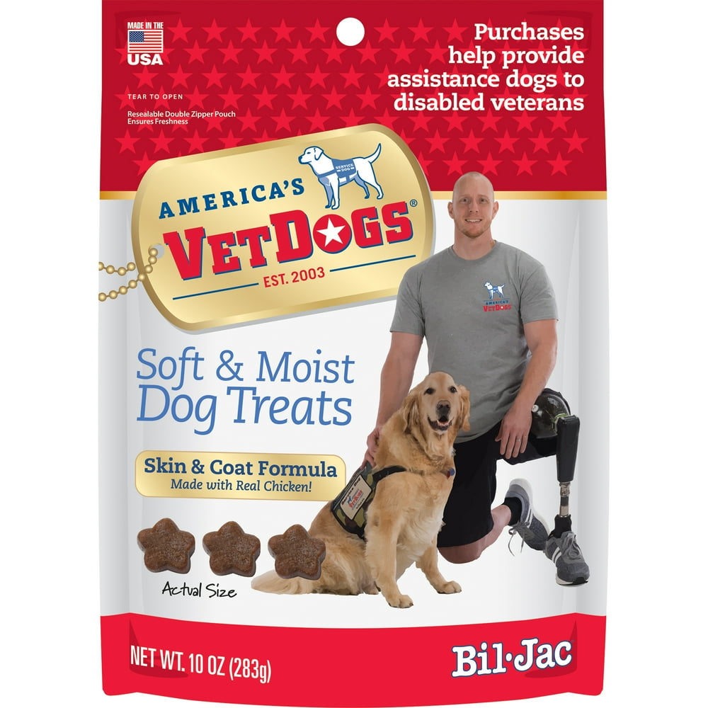 BilJac VetDogs Veteran's K9 Corps Dog Treats, 10 oz