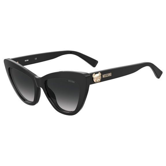 Moschino - MOS122/S, Cat Eye acetate women BLACK/DARK GREY SHADED