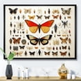thumbnail image 2 of Designart "Insects and Bugs in Orange Tones" Extra Large Animals Framed Wall Art - Modern Yellow Insects & Bugs Living Room Framed Canvas Art, 2 of 7