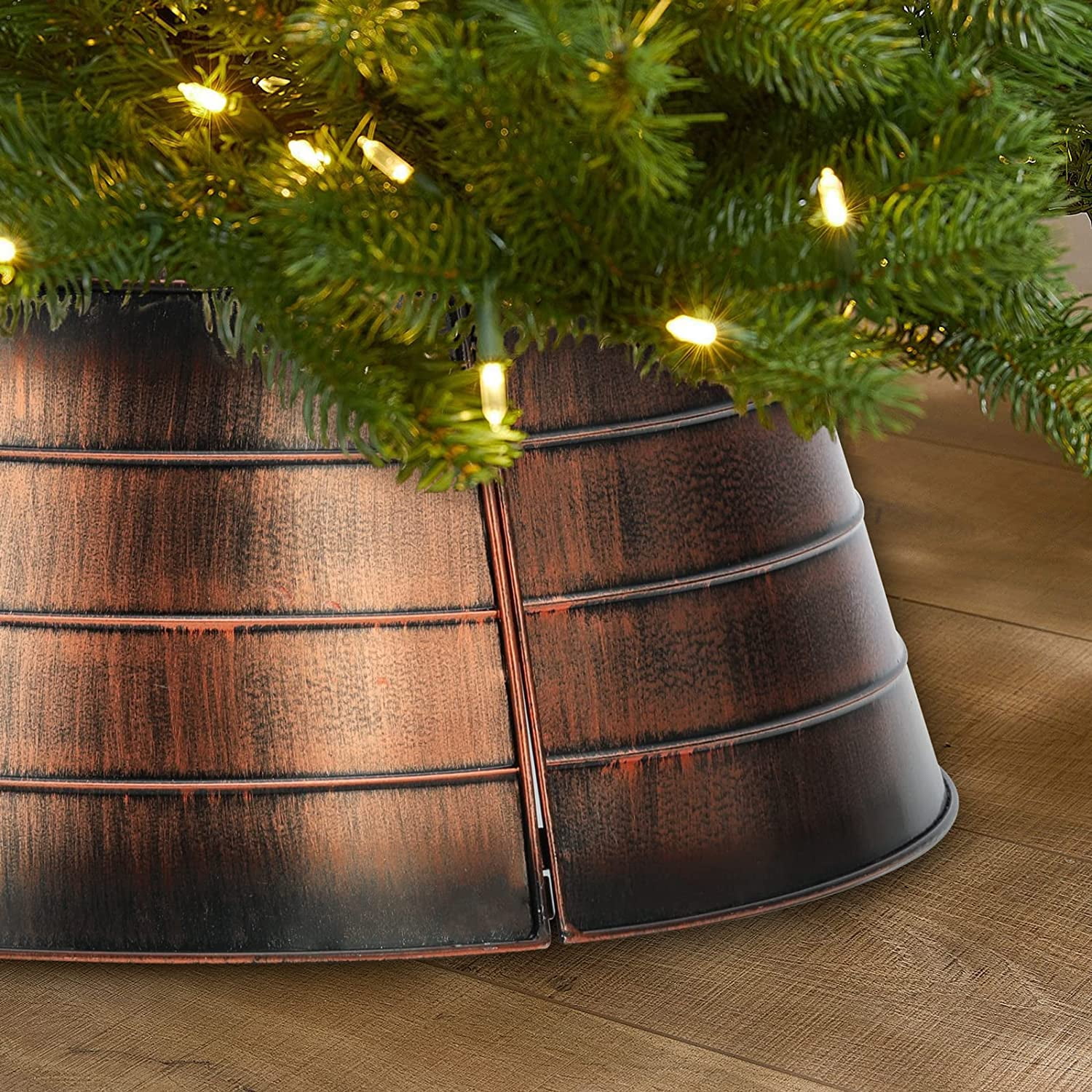 walmart tree collar copper
