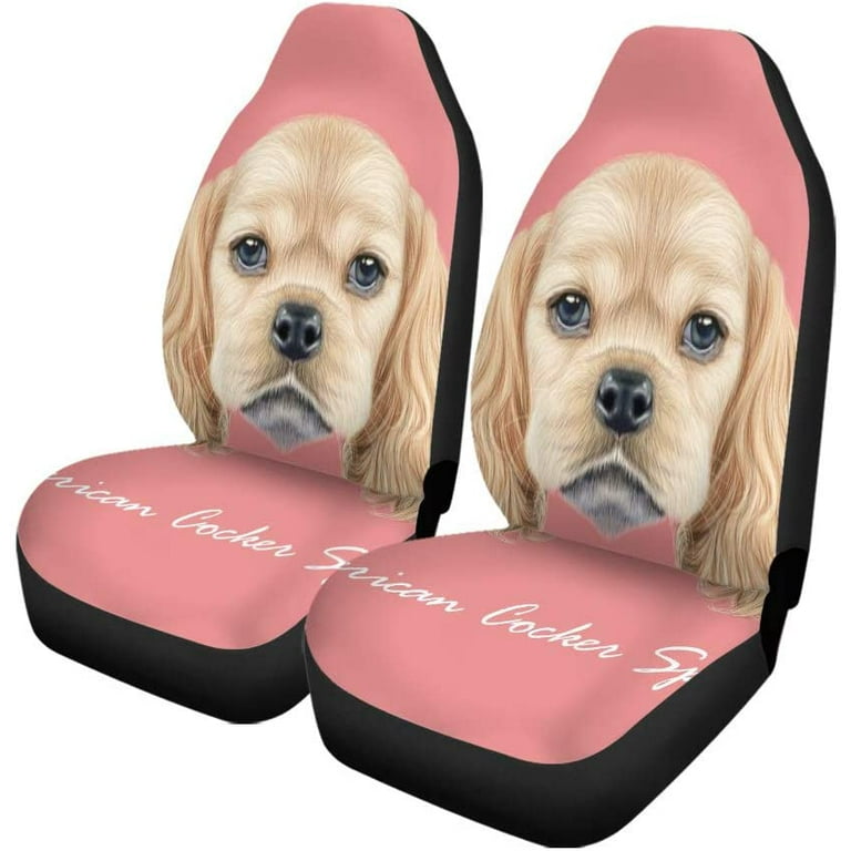 Cocker Spaniels Car Seat Cover - (Set of 2) Cocker Spaniels Car Seat Cover - (Set of 2)
