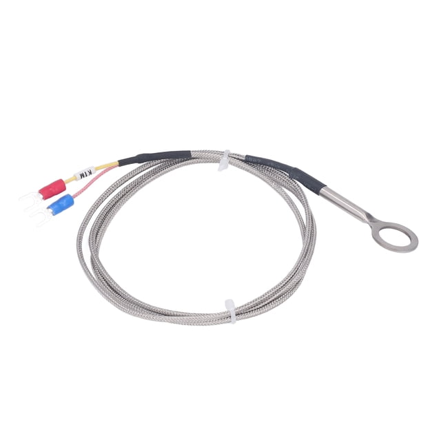 Thermocouple Probe, K Type Thermocouple 304 Stainless Steel For Textile 1m / 3.3ft,2m / 6.6ft