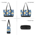 thumbnail image 6 of FORMRS Canvas Laptop Tote Bag for Women with 15.6" Computer Compartments Shoulder Handbag, Cute Fried Eggs, 6 of 7