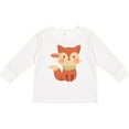 thumbnail image 3 of Inktastic Cute Fox Hello Boys or Girls Long Sleeve Toddler T-Shirt, 3 of 5