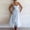 Blue, variant on Women's Low Cut Spaghetti Strap Long Dress Casual Sleeveless Maxi Dresses Women (Pink M)