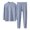 Blue, variant on Kureaily Boys Thermal Underwear Long Sleeve Top And Pants Winter Base Layer Loungewear For Kids High Neck Warm Comfy Outfit 5-6 Years