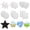 12PCS, variant on 12 Pcs Magnetic Mini Canvas Board for Painting 3 inch Small Canvas Board DIY Decorative Fridge Magnet Painting Crafts Present for School Supplies Party Favor