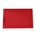 thumbnail image 2 of Oil Proof Placemats, Durable Placemat for Dining Table, Heat-Resistant Table Mats, Washable Woven PVC Kitchen Placemats (Red/1 Pack) 17.72x11.81", 2 of 3