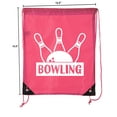 thumbnail image 2 of Mato & Hash Party Favor Bowling Drawstring bags in 3, 6 and 10 Packs!, 2 of 4