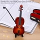 thumbnail image 2 of Lantro JS Mini violín de Madera violín en Miniatura Modelo de violín Juguetes de violín portátiles para Regalos Decoración Hogareña Crtynell NO, 2 of 7