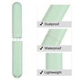 thumbnail image 4 of Unique Bargains 2pcs Toothbrush Travel Case Traveling PP Portable Toothbrush Cases for Travel Green 8.07''x1.22''x0.83'', 4 of 7