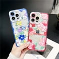 thumbnail image 4 of Funda de flores para Samsung Galaxy A72 A73 A82 A81 M13 M21 M23 M31 M31S M32 M33 M51 M53 A8 Plus A7 A9 2018 S8 S9 Plus cubierta suave, 4 of 5
