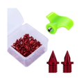 thumbnail image 4 of jinwen 50 Pieces Track Shoe Spikes Replacement Spikes for Short Running Competition Red, 4 of 9