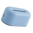 thumbnail image 4 of Caja de pañuelos de plástico Nordic Ins, dispensador de papel sencillo, estuche de almacenamiento para el hogar, dormitorio, mesa de centro, restaurante, azul cielo, 4 of 12