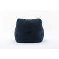 thumbnail image 6 of Bean Bag Chair, Modern Tufted Upholstered Bean Bag Chair with Memory Sponge, Fluffy Lazy Sofa Leisure Lounge Chair for Living Room, Bedroom, Apartment, Dark Blue, 6 of 7