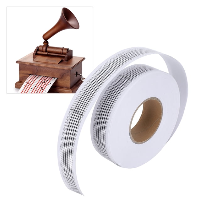 Tiras De Papel En De 15/30 Notas, Tira De Papel De Caja De Música Con Manivela Manual De 50 M Para Compositor Amantes De La Música De Bricolaje