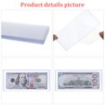 thumbnail image 3 of Currency Holder PVC Bill Holders Transparent Bill Sleeves Currency Bill Display, 3 of 8