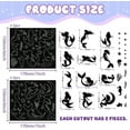 thumbnail image 2 of 4Pcs Mermaid Silhouettes Laser Cutouts Decals Mason Jar Cutouts Ornaments Fairy Cutouts Scrapbook Supplies for Gifts DIY Crafts Wall Painting Window Glass Decor, 2 of 9