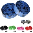 thumbnail image 4 of 2Pcs Cycling Road Bike Sports Bicycle Handlebar Rubber Tape Wrap with 2 Bar Plug, 4 of 7