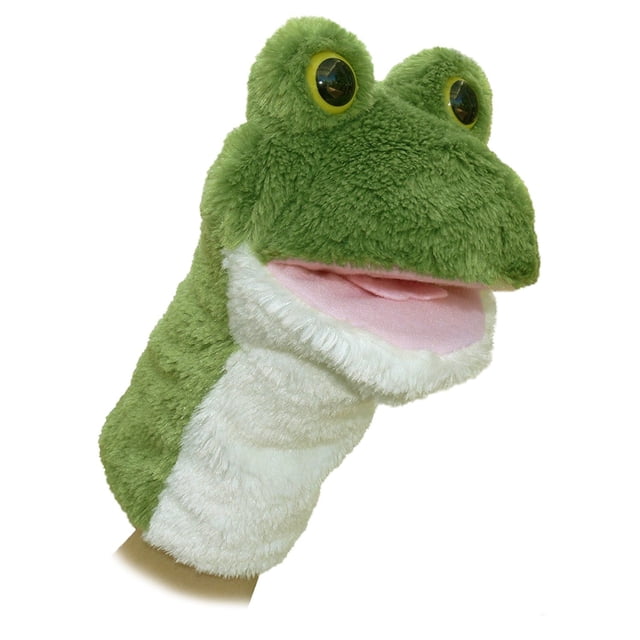 Marioneta de peluche Aurora Interactive Frog, 25 cm