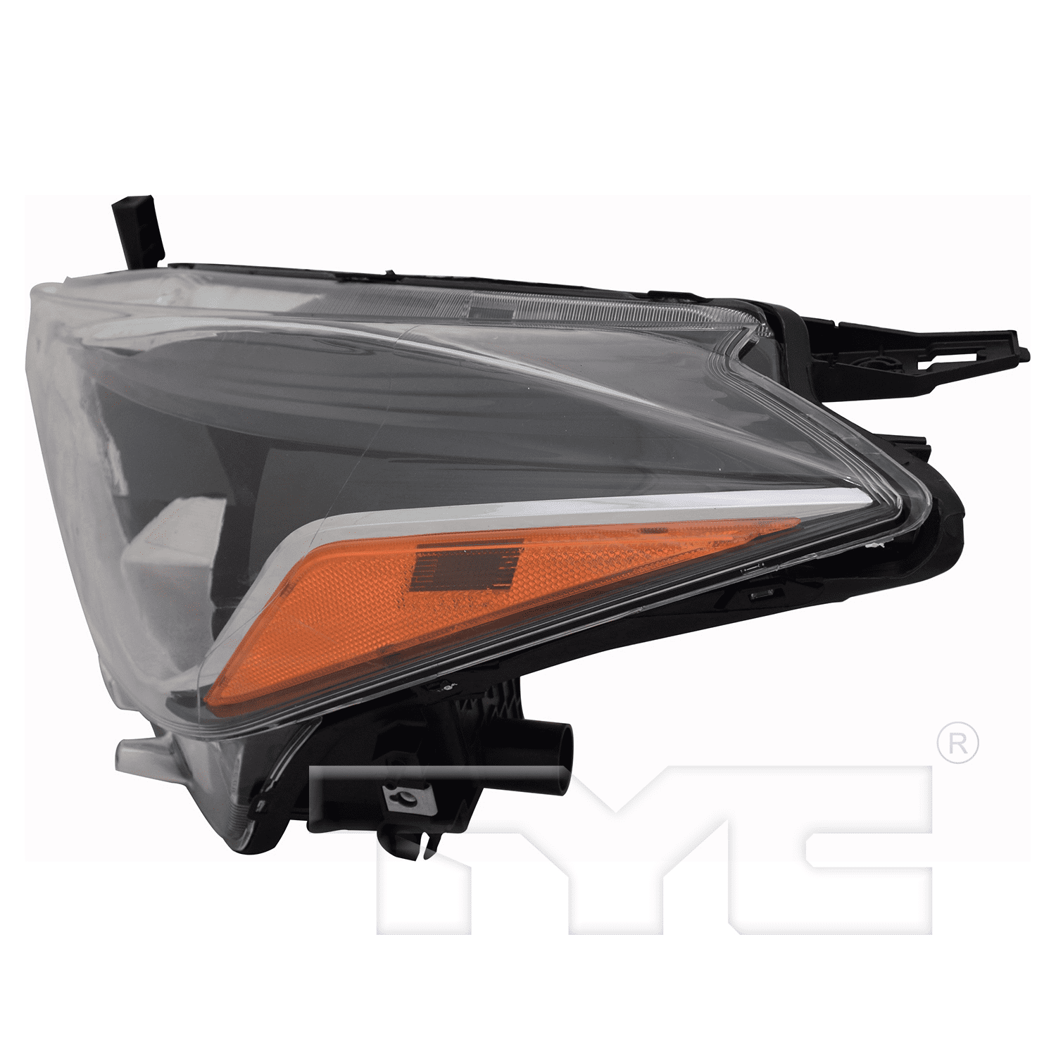 TYC Halogen Headlight Front Lamp Left Driver for 18-19 Nissan Kicks Fits 2018 Nissan Kicks