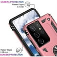 thumbnail image 4 of Entronix Heavy Duty Case Designed for Galaxy S23 ULTRA, Rotating Ring Protective Cover, Pink, 4 of 6