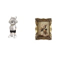 thumbnail image 1 of Figura de escritorio,Estante con estatua de astronauta para decoración de oficina y hogar,Figura decorativa de escritorio de resina para decoración del hogar,Marco de fotos,Marco de fotos, 1 of 8