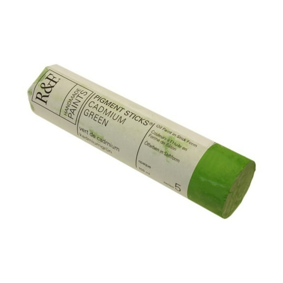 R&F Handmade Paints Pigment Stick, 100ml, Cadmium Green