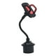thumbnail image 5 of Soporte para teléfono con forma de taza para coche, soporte para teléfono móvil para vehículo, manguera larga, ajustable y flexible. Rojo, 5 of 9
