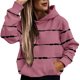 thumbnail image 1 of Gibobby Sudadera con cierre mujer, Sudadera con Capucha de Gran tamaño, Sudadera con Capucha para Mujer(Rosa caliente,XG), 1 of 5