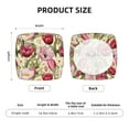 thumbnail image 6 of Fotbe Tulips Flowers Velvet Stretch Couch Cushion Cover Plush Cushion Slipcover for Chair Cushion Furniture Protector Seat Cushion Sofa Cover-16.9in, 6 of 9