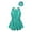 Lake Green, variant on Kids Girls Shiny Sequins Unitards Hip-Hop Jazz Latin Dance Dress Leotard Costume Pink 16