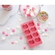 thumbnail image 3 of Bandeja para cubitos de hielo Sanrio Hello Kitty Hearts de silicona, 8 cubos, 3 of 9