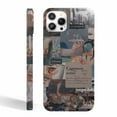 thumbnail image 1 of Tobelint Case for iPhone 13 Pro Max,Retro Life Collage Pattern Case with Side Print,Slim Bumper Full Cover, 1 of 5