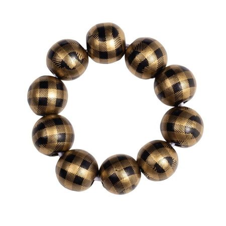 

Promotion Sale! Jiiey Round Napkin Ring Holder for Wedding Reception Modernist Table Napkin Ring Holder Colorful Wooden Bead Napkin Ring Handmade Napkin Buckle Napkin Rings 1X Napkin Buckle