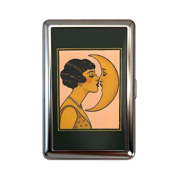 Versatile Card & Cash Case, 2026 New Vintage Style Metal Cigarette Case with Easy Snap, Waterproof & Durable Card Box for Credit Cards Cash Id Business Cards