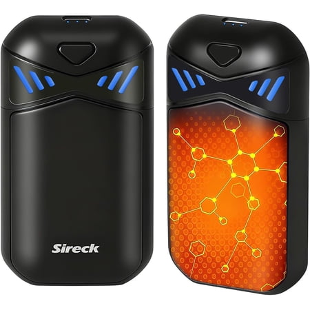 Hand Warmers Rechargeable 2 Pack 6000mAh Electric Handwarmers 3 Setting Heat Up to 131°F 18Hrs Long Heating Reusable Portable Pocket Hand Heater for Daily Camping Hunting Gear