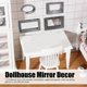 thumbnail image 2 of 4pcs 1:12 Dollhouse Mirror Set Classic Style Exquisite Different Carving Frame Miniature Doll House Accessories, 2 of 4