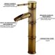thumbnail image 3 of High Bamboo Faucet, Waterfall Basin Mixer Tap Single Handle Basin Faucet, Hot and Cold Water Single Hole Faucet Available, Bronze Bathroom Faucet, 3 B, 3 of 5