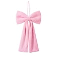 thumbnail image 2 of Christmas Decorations Velvet Bow Ornament Handmade Soft Hanging Bow With Rope For Tree Wreath Garland Wall Door Decor, 2 of 7