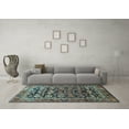 thumbnail image 3 of Ahgly Company Indoor Rectangle Persian Light Blue Traditional Area Rugs, 4' x 6', 3 of 4