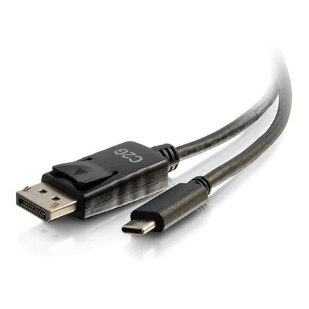 UPC: 0757120269021 | C2g 6ft Usb C To Displayport Cable – 4k 30hz – External Video Adapter – Usb-c – Displayport – Black
