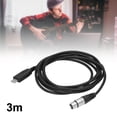 thumbnail image 3 of Microphone Cable, USB To XLR Female  Shielded Wire Plug and Play No Need To Install a Driver  for Female Microphone Cable 2m / 6.6ft, / 9.8ft, 3 of 8