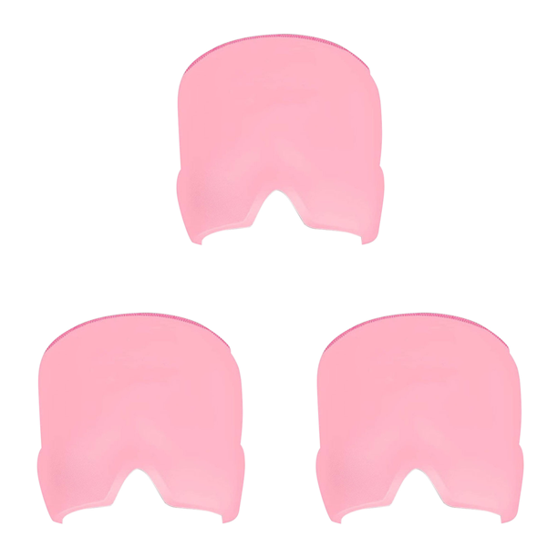 Gorro para Aliviar La Migraña Reutilizable El Dolor Cabeza Color Rosa