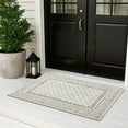 thumbnail image 4 of MeyJey 2'x3' Boho Floral Small Area Rug, Machine Washable Vintage Throw Rug, Non-Slip Stain Resistant Oriental Traditional Carpet for Living Room Bedroom Dining Room Office, Beige/Gray, 4 of 14